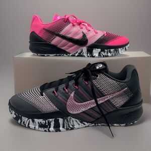 Nike By You Sabrina 3 Gradient Pink Black White IO7548-900 Size 8W / 6.5M